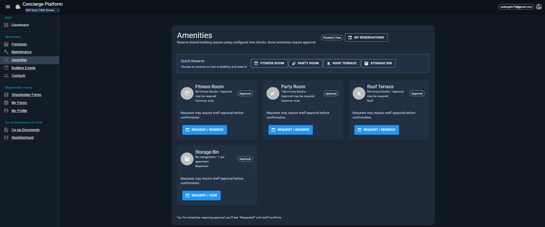 Resident Amenities